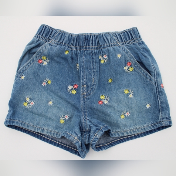 GAP Other - GAP Toddler Girls Pull-On Embroidered Denim Shorts – 4T